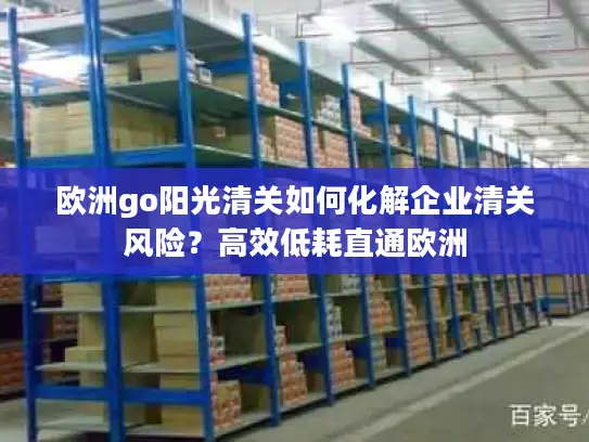 欧洲go阳光清关如何化解企业清关风险？高效低耗直通欧洲
