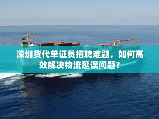 深圳货代单证员招聘难题，如何高效解决物流延误问题？