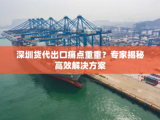 深圳货代出口痛点重重?专家揭秘高效解决方案 深圳货代出口痛点重重?专家揭秘高效解决方案