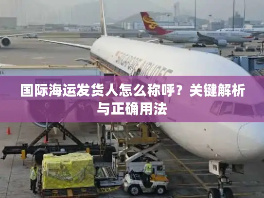 国际海运发货人怎么称呼？关键解析与正确用法