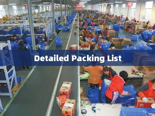 Detailed Packing List