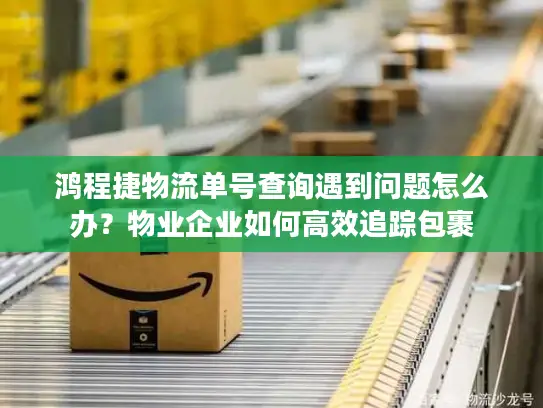 鸿程捷物流单号查询遇到问题怎么办？物业企业如何高效追踪包裹