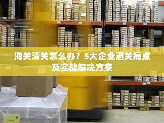 海关清关怎么办？5大企业通关痛点及实战解决方案