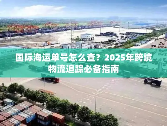 国际海运单号怎么查？2025年跨境物流追踪必备指南
