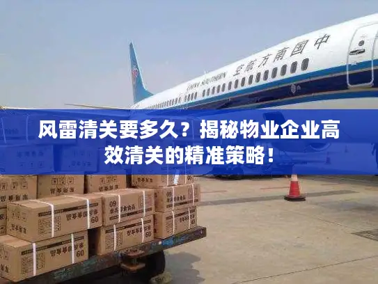 风雷清关要多久？揭秘物业企业高效清关的精准策略！