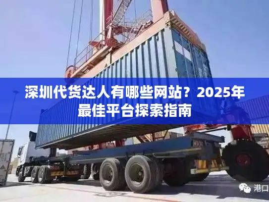 深圳代货达人有哪些网站？2025年最佳平台探索指南