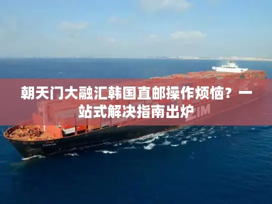 朝天门大融汇韩国直邮操作烦恼？一站式解决指南出炉