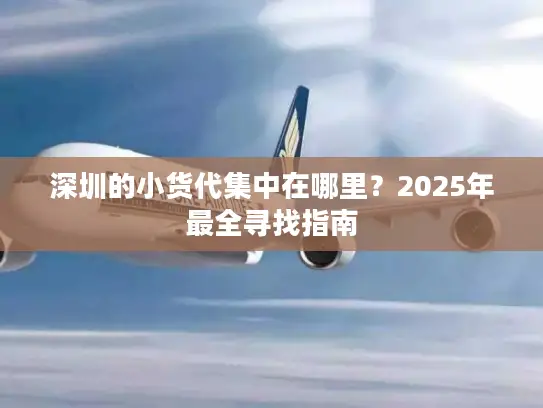 深圳的小货代集中在哪里？2025年最全寻找指南