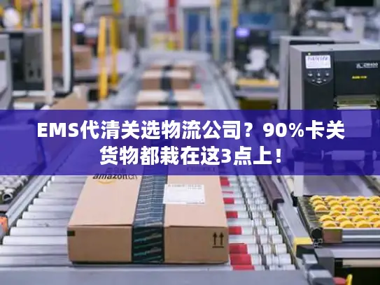 EMS代清关选物流公司？90%卡关货物都栽在这3点上！