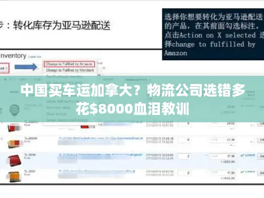 中国买车运加拿大？物流公司选错多花$8000血泪教训