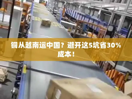 铜从越南运中国？避开这5坑省30%成本！