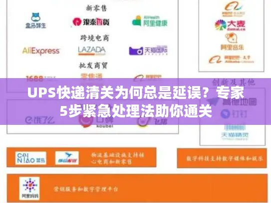 UPS快递清关为何总是延误？专家5步紧急处理法助你通关