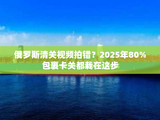 俄罗斯清关视频拍错?2025年80%包裹卡关都栽在这步 俄罗斯清关视频拍错?2025年80%包裹卡关都栽在这步