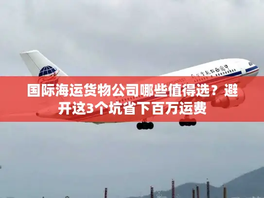 国际海运货物公司哪些值得选？避开这3个坑省下百万运费
