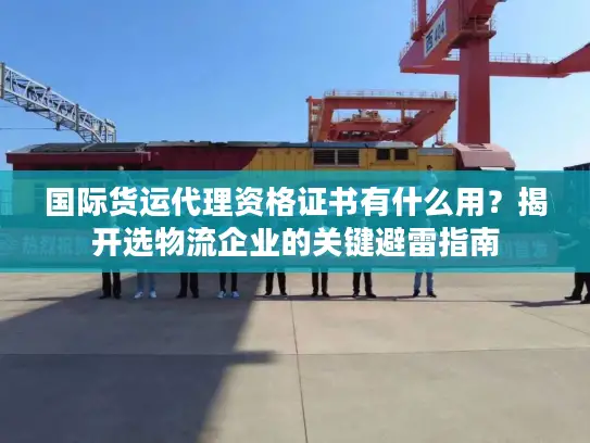 国际货运代理资格证书有什么用？揭开选物流企业的关键避雷指南