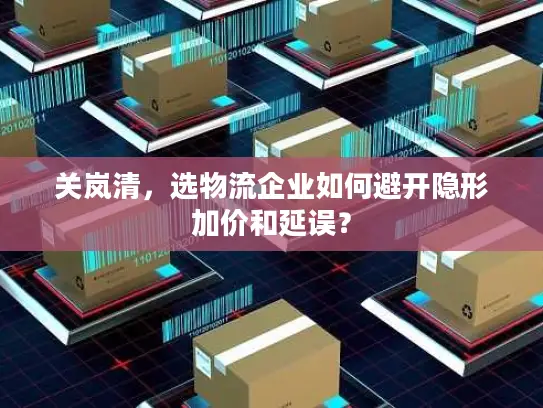 关岚清，选物流企业如何避开隐形加价和延误？