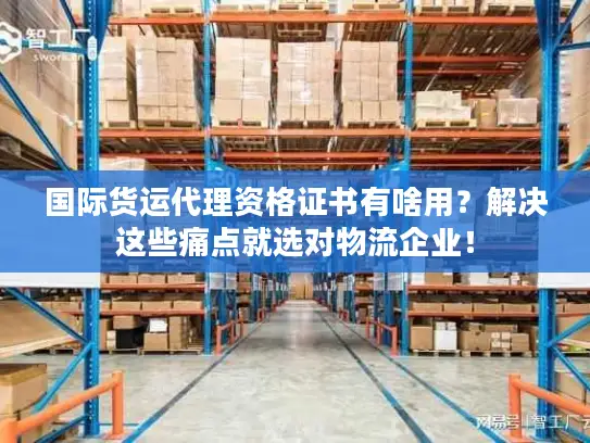 国际货运代理资格证书有啥用？解决这些痛点就选对物流企业！