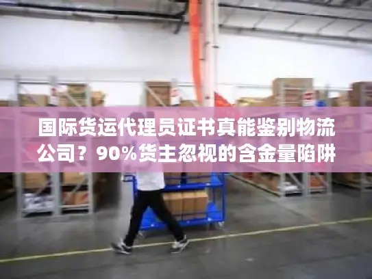 国际货运代理员证书真能鉴别物流公司？90%货主忽视的含金量陷阱
