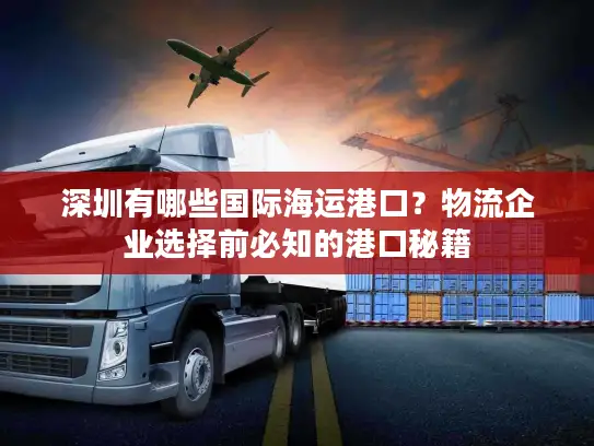 深圳有哪些国际海运港口？物流企业选择前必知的港口秘籍