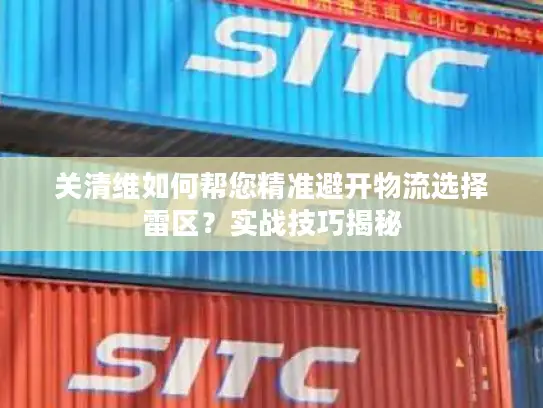关清维如何帮您精准避开物流选择雷区？实战技巧揭秘