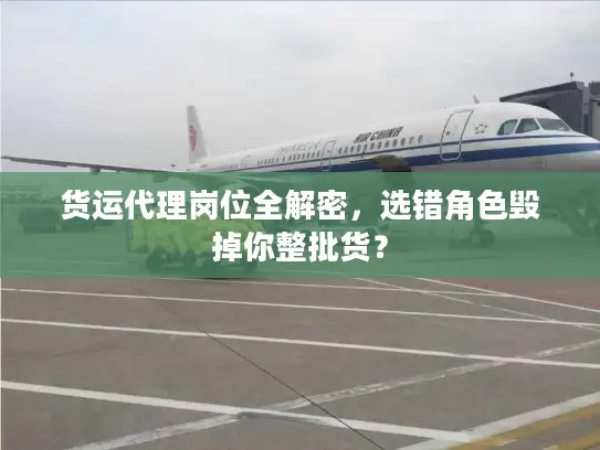 货运代理岗位全解密，选错角色毁掉你整批货？