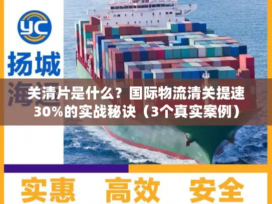 关清片是什么？国际物流清关提速30%的实战秘诀（3个真实案例）