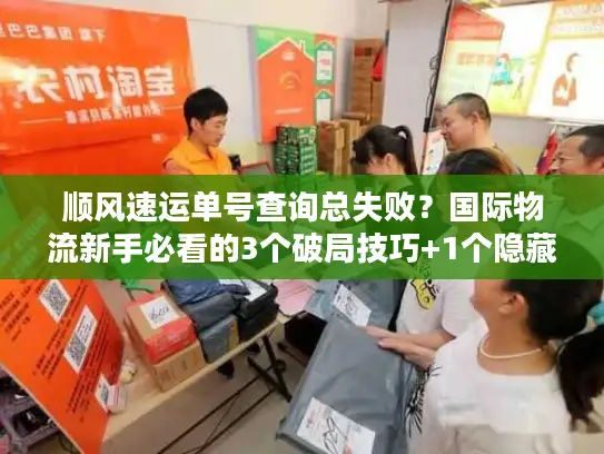 顺风速运单号查询总失败？国际物流新手必看的3个破局技巧+1个隐藏工具