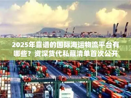 2025年靠谱的国际海运物流平台有哪些？资深货代私藏清单首次公开