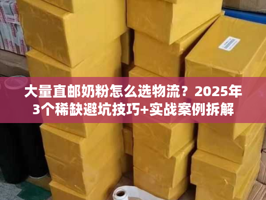 大量直邮奶粉怎么选物流？2025年3个稀缺避坑技巧+实战案例拆解