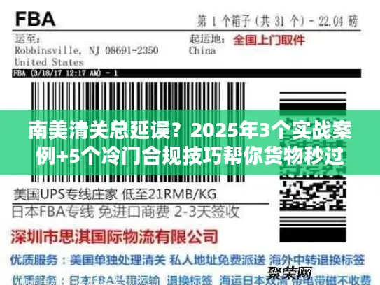 南美清关总延误？2025年3个实战案例+5个冷门合规技巧帮你货物秒过