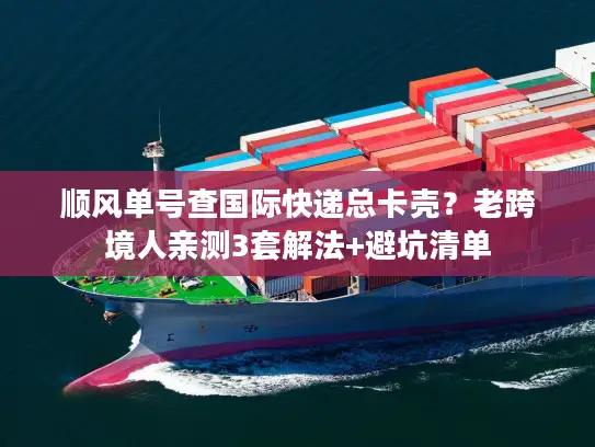 顺风单号查国际快递总卡壳？老跨境人亲测3套解法+避坑清单