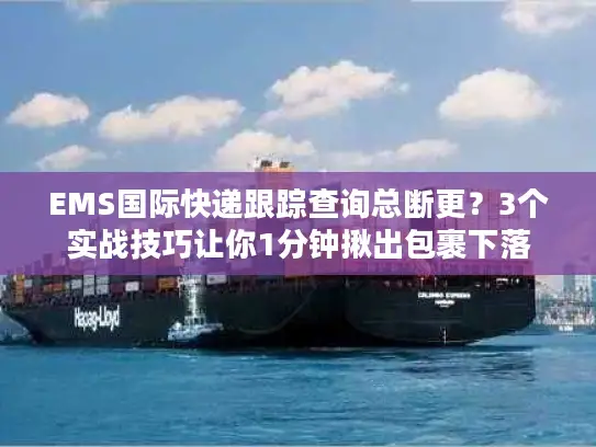 EMS国际快递跟踪查询总断更？3个实战技巧让你1分钟揪出包裹下落