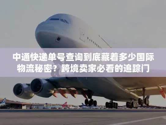 中通快递单号查询到底藏着多少国际物流秘密？跨境卖家必看的追踪门道