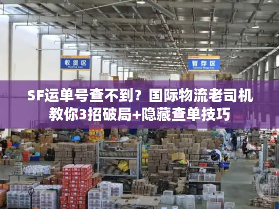 SF运单号查不到？国际物流老司机教你3招破局+隐藏查单技巧