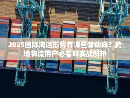 2025国际海运形势有哪些新动向？跨境物流用户必看的实战解析