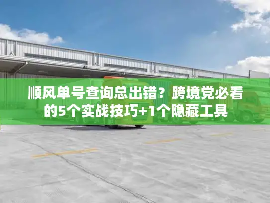 顺风单号查询总出错？跨境党必看的5个实战技巧+1个隐藏工具