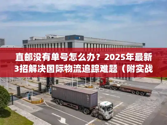 直邮没有单号怎么办？2025年最新3招解决国际物流追踪难题（附实战案例）