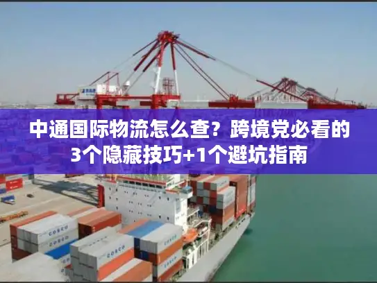 中通国际物流怎么查？跨境党必看的3个隐藏技巧+1个避坑指南