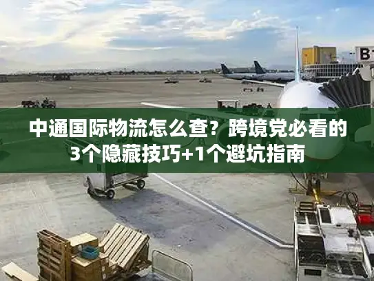 中通国际物流怎么查？跨境党必看的3个隐藏技巧+1个避坑指南