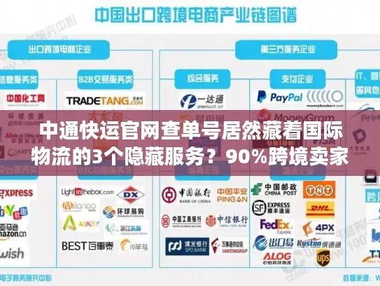 中通快运官网查单号居然藏着国际物流的3个隐藏服务？90%跨境卖家都没发现