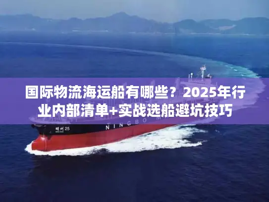 国际物流海运船有哪些？2025年行业内部清单+实战选船避坑技巧
