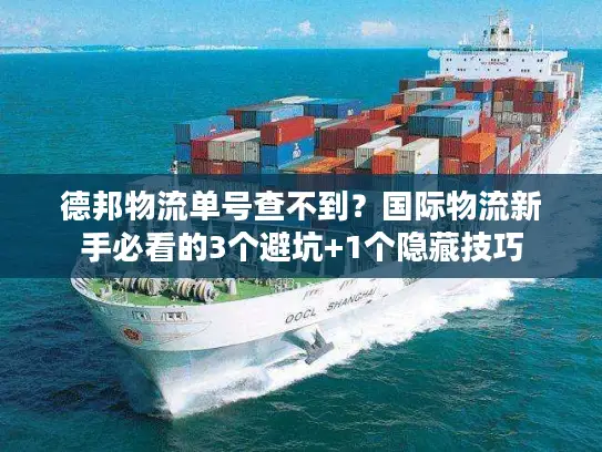 德邦物流单号查不到？国际物流新手必看的3个避坑+1个隐藏技巧