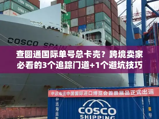 查圆通国际单号总卡壳？跨境卖家必看的3个追踪门道+1个避坑技巧