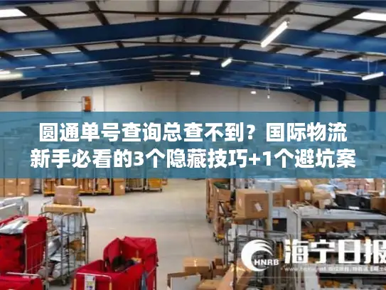 圆通单号查询总查不到？国际物流新手必看的3个隐藏技巧+1个避坑案例