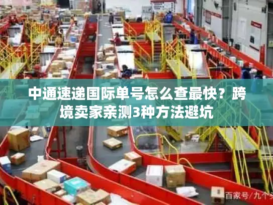 中通速递国际单号怎么查最快？跨境卖家亲测3种方法避坑