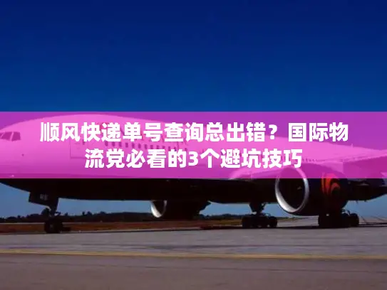 顺风快递单号查询总出错？国际物流党必看的3个避坑技巧