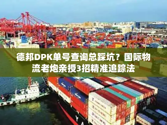 德邦DPK单号查询总踩坑？国际物流老炮亲授3招精准追踪法