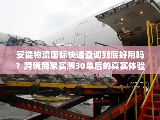 安能物流国际快递查询到底好用吗？跨境商家实测30单后的真实体验