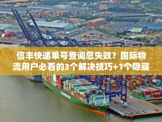 信丰快递单号查询总失败？国际物流用户必看的3个解决技巧+1个隐藏工具