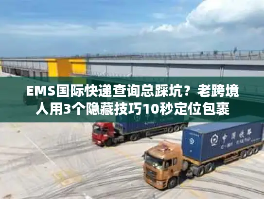 EMS国际快递查询总踩坑？老跨境人用3个隐藏技巧10秒定位包裹